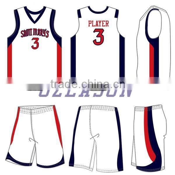 Custom Basketball Jerseys,Sublimated Reversible Basketball Uniforms