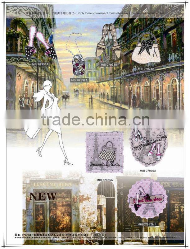 Pale Pink Decorative Embroidery Patch for Women