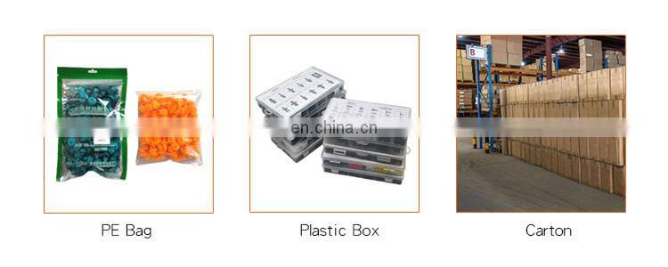 620PCS Auto Fastener Clip Body Push Pin Rivet Door Trim Panel Retainer Kit+5removal Tool Plastic Box HE132+5RT Colorful YILUSHUN