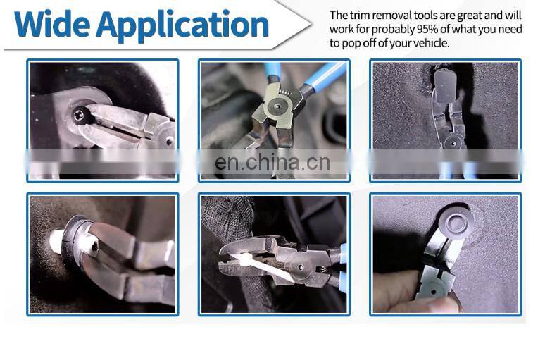 Pry Tool Multi-Function Clip Removal Tool , Diagonal Cutting Pliers Push Pin Pliers Nail Removal Tool Rivet Puller