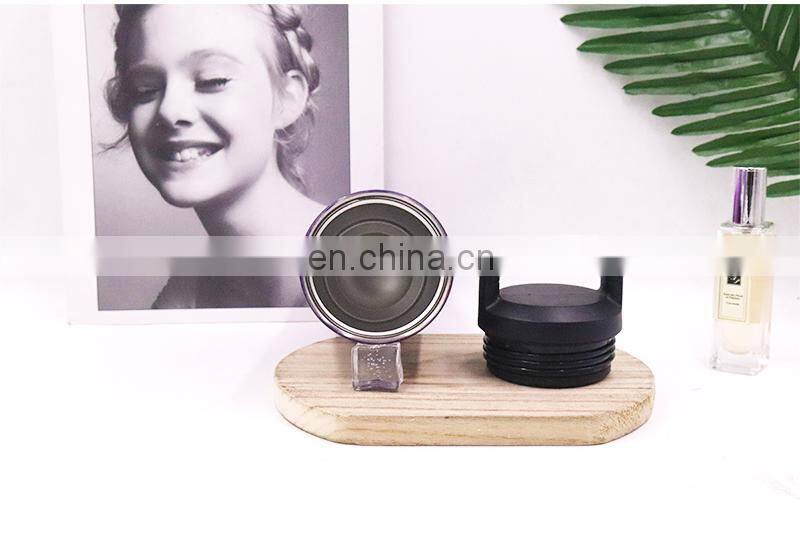 2019 Custom Logo 18oz Vacuum Flask Insulated Stainless Steel Water Bottle with lid