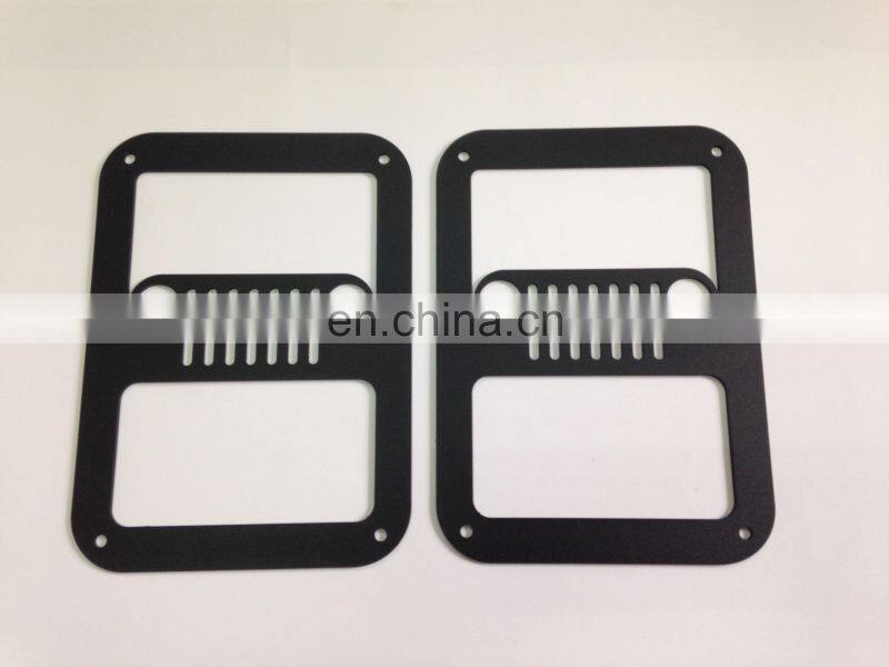J115 Taillight guard like grille for jeep for wrangler JK headlight taillight parking light bracket cover