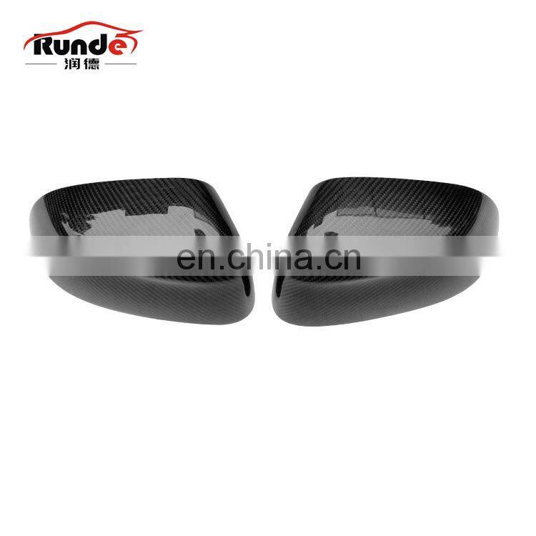 Runde New Arrival Dry Carbon Fiber Rear View Mirror Shell Cover Housing For 2013-2018 BMW X3 X5 F25 F16