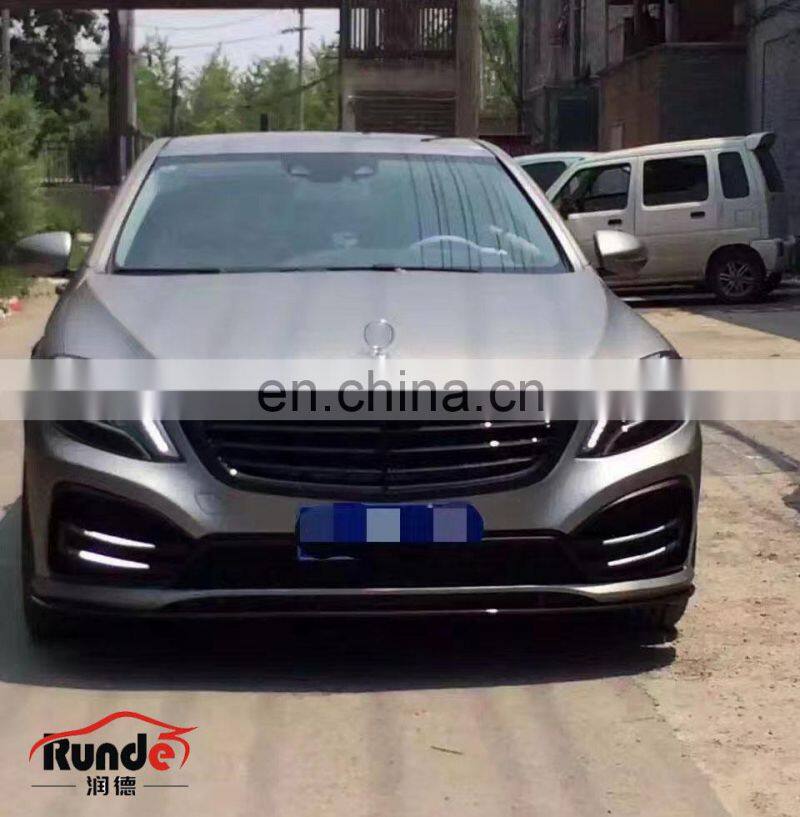 RUNDE W222 New arrival PD Style High Quality Car Bumper Car Body Kit For 2014-2017 Mercedes BENZ W222