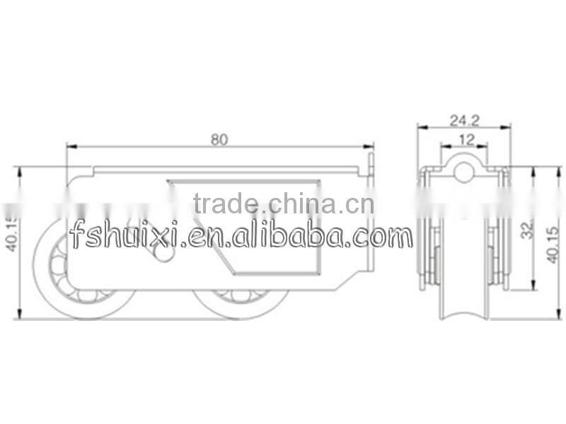 Stainless Steel Door and Window Pulley with nylon Roller