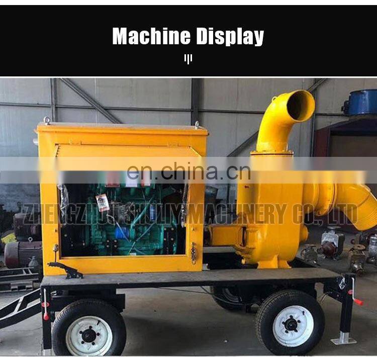 Portable Sewage Pump diesel water pump trailer for farm