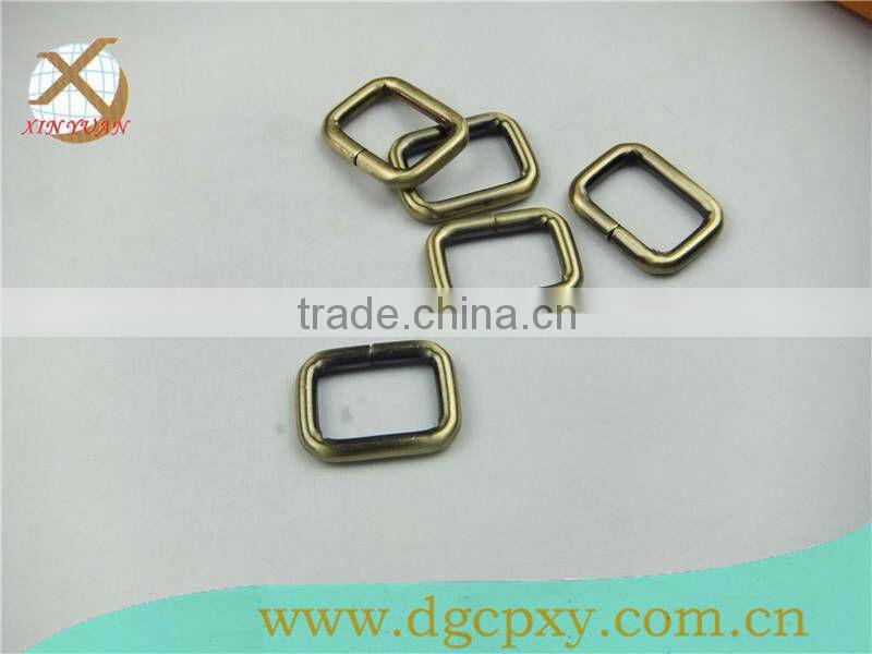 antique square leather bag buckles