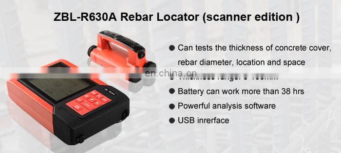 Taijia ZBL-R630A Scanner edition rebar locator scanner, concrete rebar detector, concrete metal scanner machine