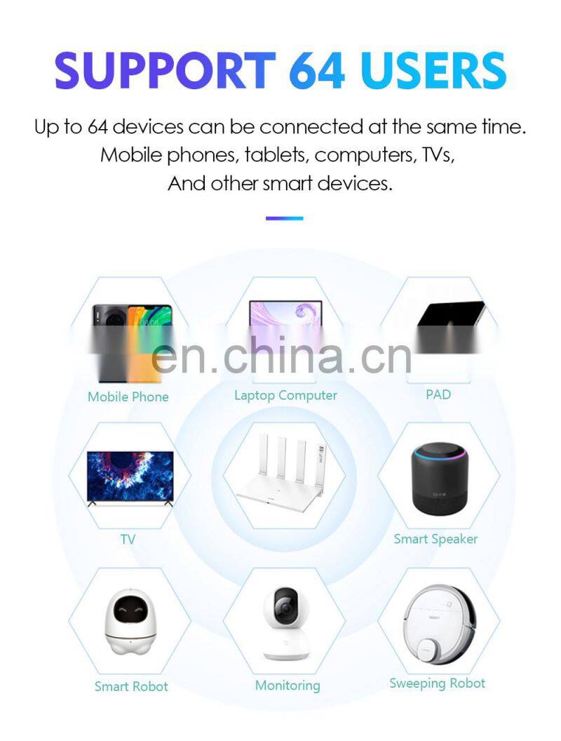 ALLINGE XYY545 Wifi6 Wireless Wifi Router AX3 Wifi Hotspot 3000Mbps Router Wifi 4G With 4Ports