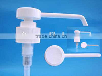 28mm ribbed plastic long sprayer lotion pump