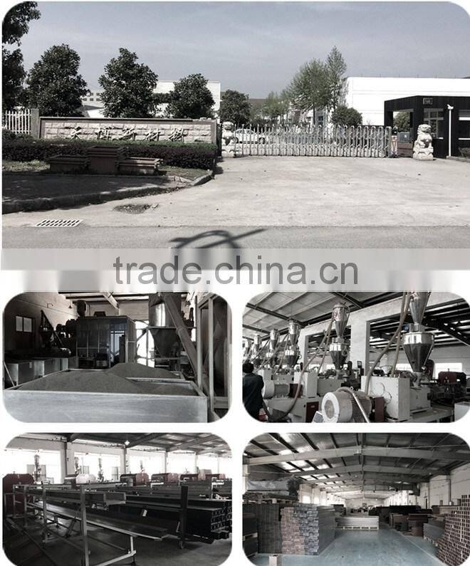 Fancy colours wood plastic composite WPC oudoor fence