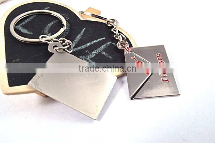 wholesale promotional keychain cute couple keychain with logo