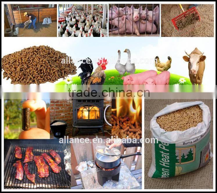 Quality protect Wood pellet press machine for producing homefire& industrial cylindrical green biomass heat pellets