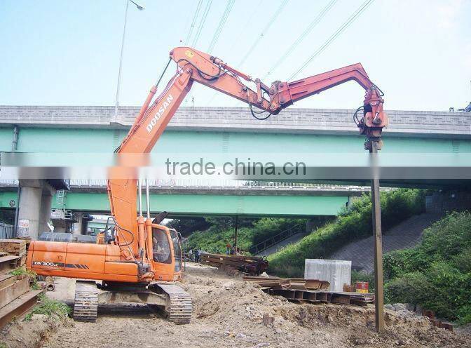 excavator piling machine