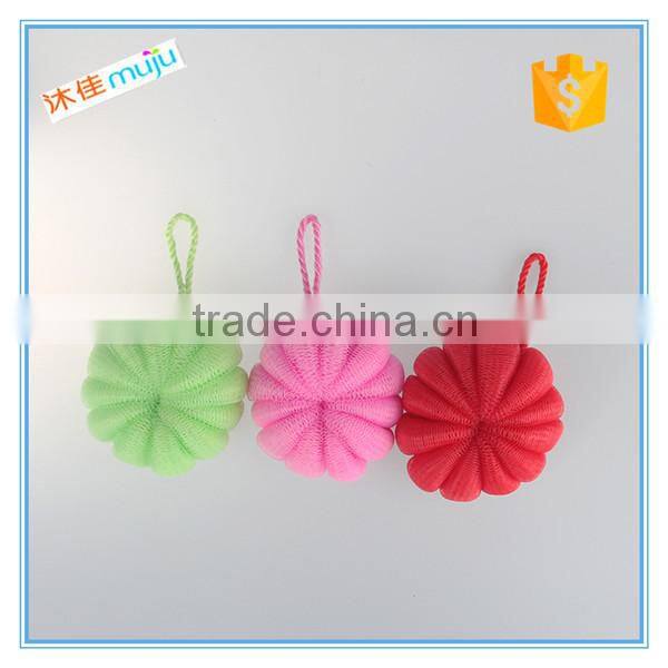 pumpkin bath sponge body puff bath lily shower pouf super soft rich bubble