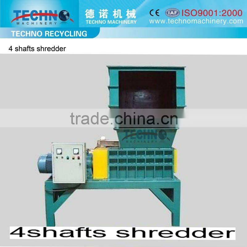 Four Shafts Shredder Multi-application Shredding Machine Manufacturers