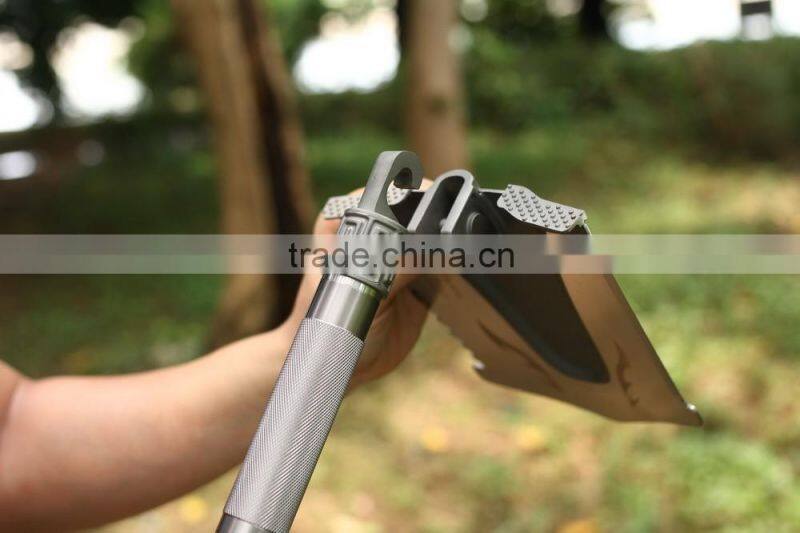 Compact Utility Sapper Shovel Combined Hatchet and Hoe within Saw