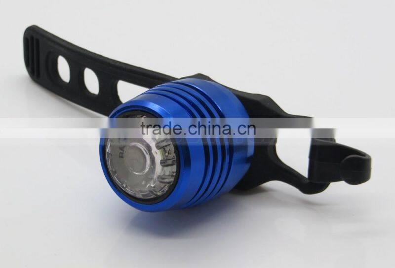 Micro USB Rechargeable Rear Bar Clip Aluminum Bike Waterproof Light