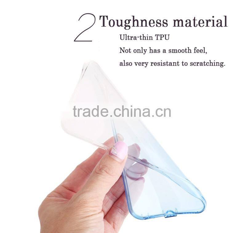 transparent tpu 0.3mm case soft silicone mobile phone housing clear custom s6 edge plus case for samsung galaxy s6 edge plus