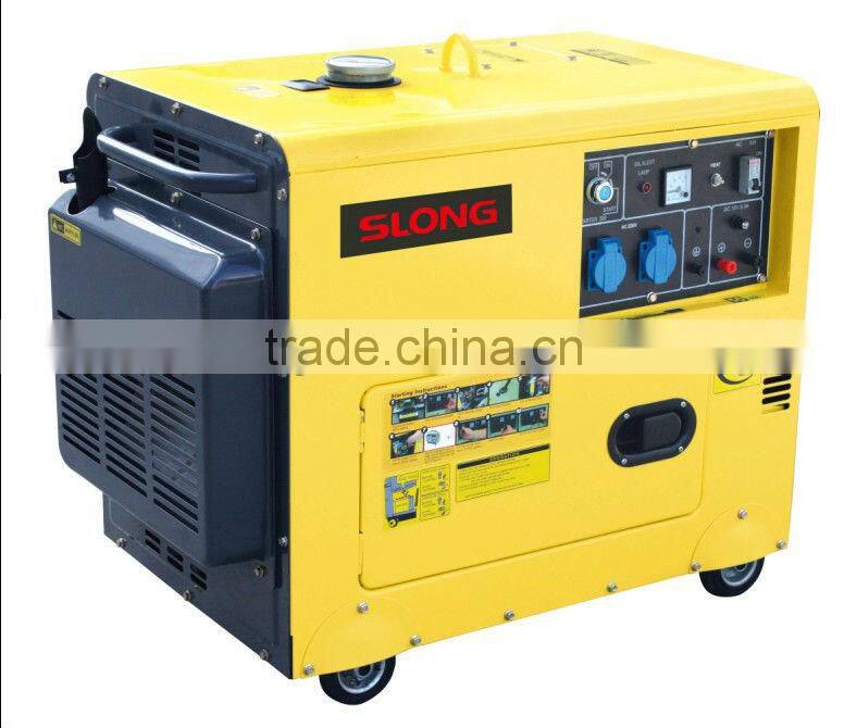 Diesel silent generator 5kw for home&garden use