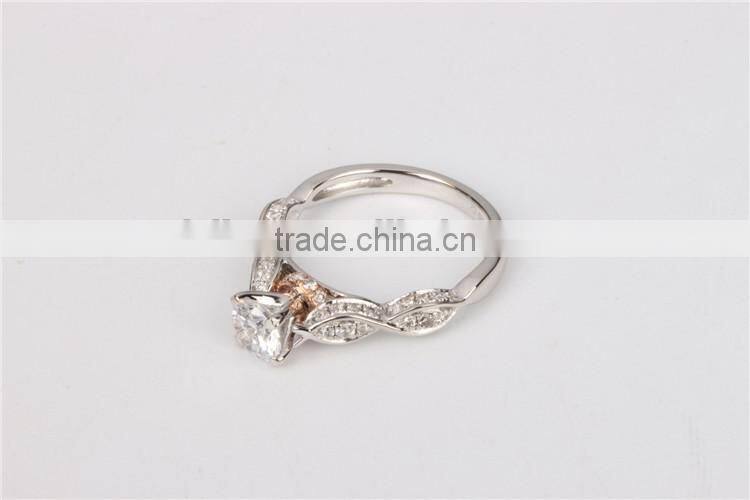 guangzhou panyu factory new model design ladies finger silver 925 ring