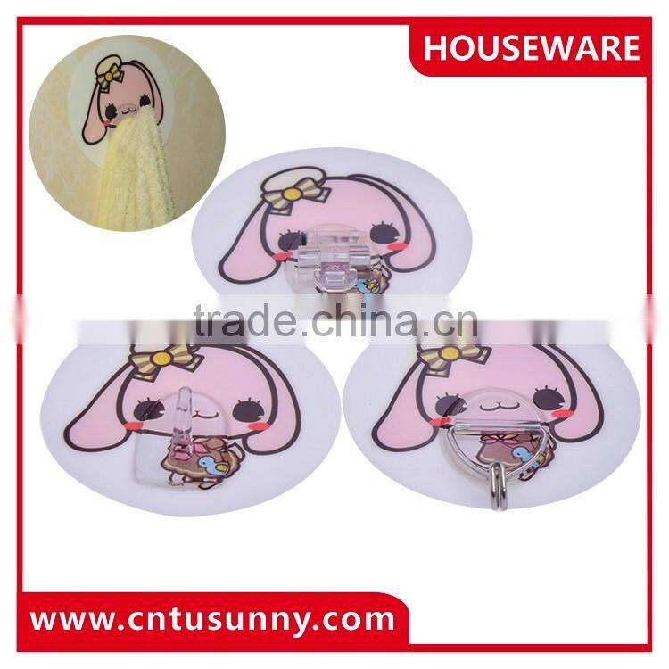 Lovely animal shape suction hook for childern