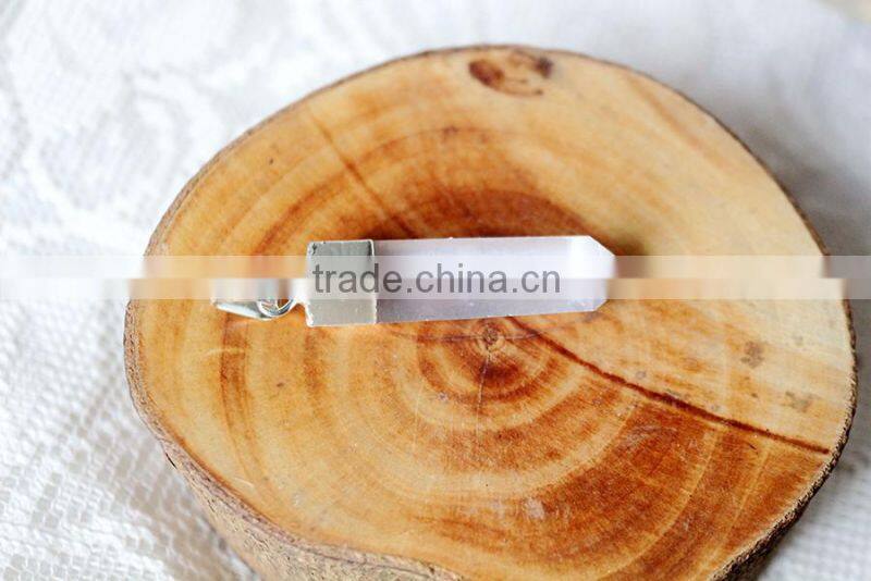 Pendant, PTP-A120 Fashion Jewelry Natural Gen Stone Crystal Precious Stone Gold Pendant
