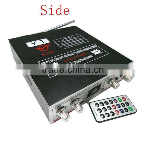 china tube amplifier YT-K06 with LCD (LRC)display/USB/TF card+ YT-K06/mp3 player