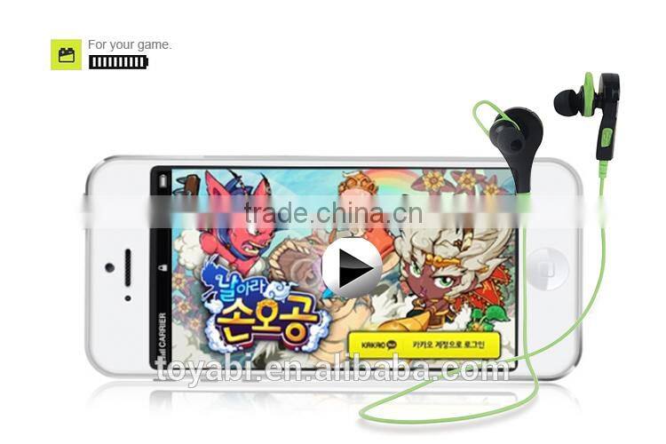 bluetooth noise cancelling headphone it is in-ear earphone with flat cable
