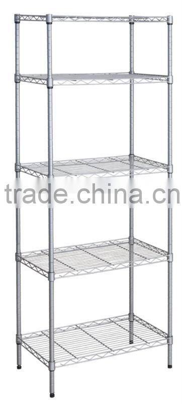 CE gray epoxy coated wire shelving