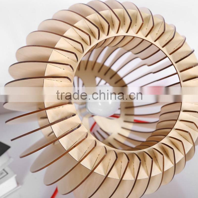 LED pendant light JK-8005B-08 Wooden linear led suspended light & led pendant light home & warm led pendant light