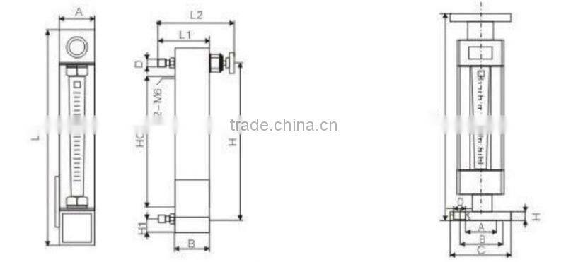 Data logger for flow meter/glass rotameter