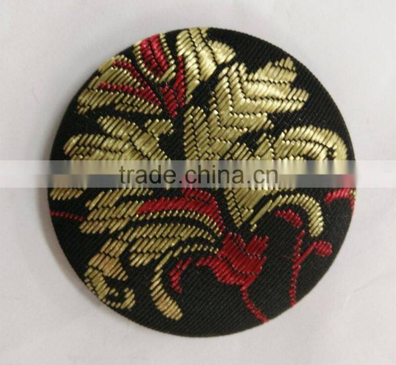 Sedex Audited Factory Fabric Covered Shank Button