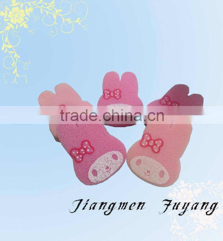 cartoon shape cute cleaning sponge