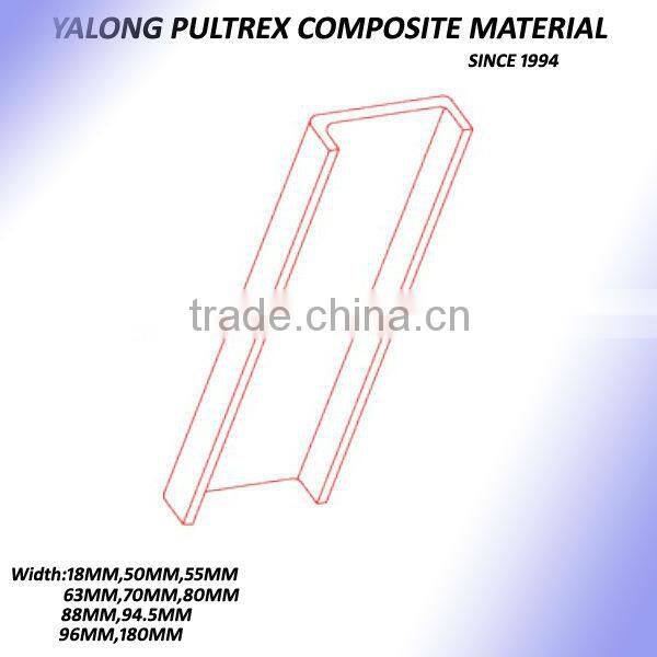 180*50*6mm FRP Stair Channel,Ladder Steps & Stair Treads