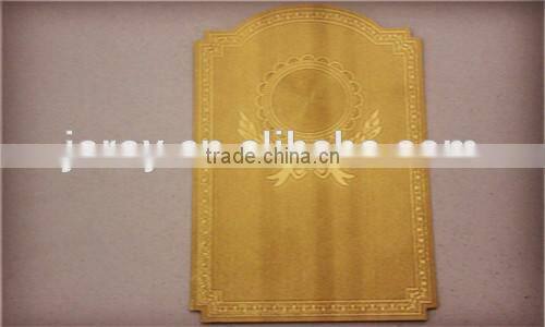 high quality gold foil paper Stickers Embossed