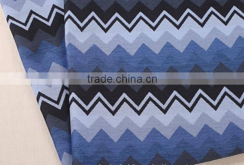Yarn dyed colorful jacquard floral design 100%polyester sofa fabric textile