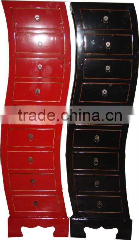 chinese antique nine drawer filing cabinet