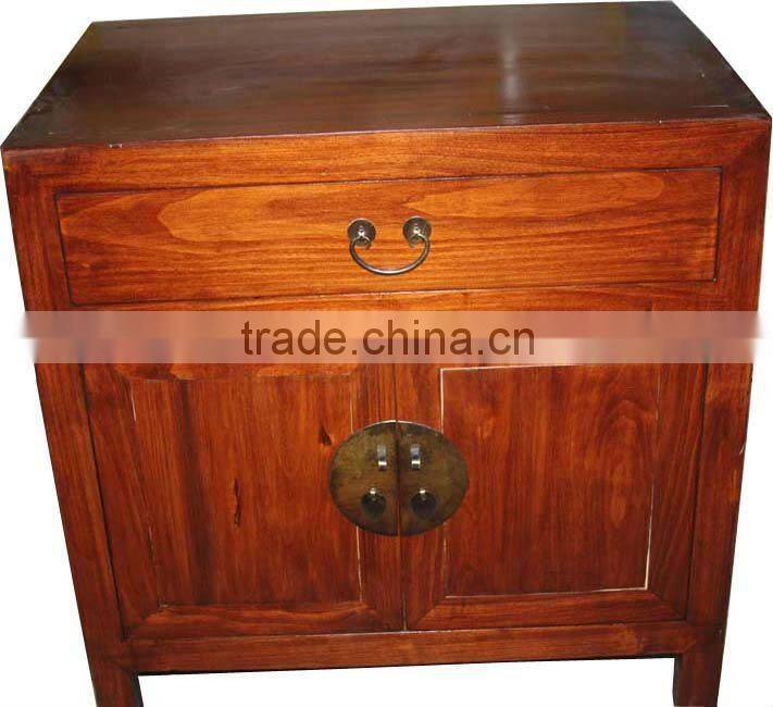 chinese antique one drawer two door bedroom cabinet