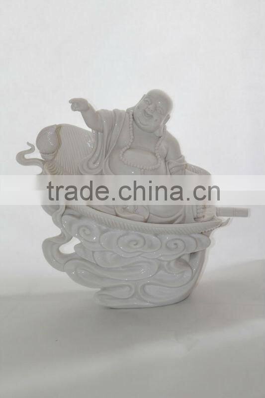 glazed buddha statue