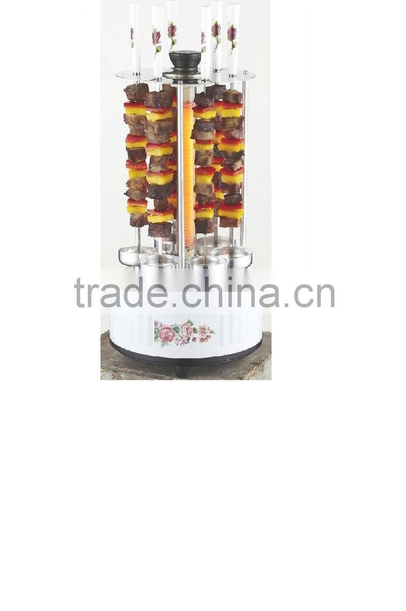 New Portable BBQ Grill Automatic Rotating Electric Barbecue Machine