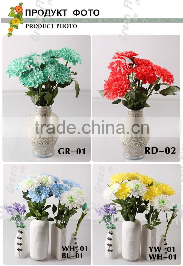 greenflower 2016 Barberton daisy Real Touch Chinese herbaceous peony Wedding decrations flowers