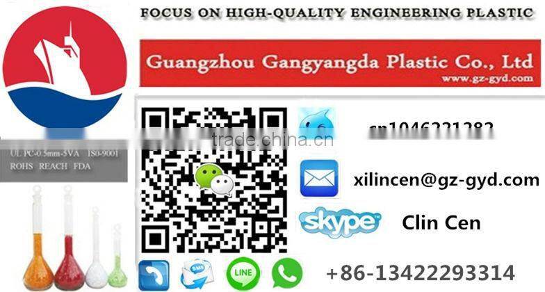 Drinking water buckets raw material Food grade Rugged PC plastic / Drinking Water bottles Transparent PC plastic raw material