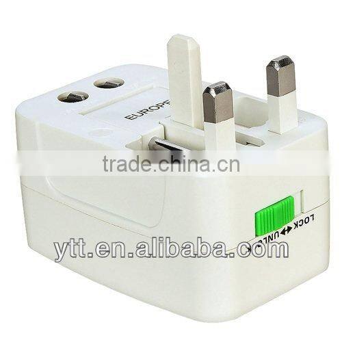 Universal World Travel AC Adapter Socket AU/UK/US/EU