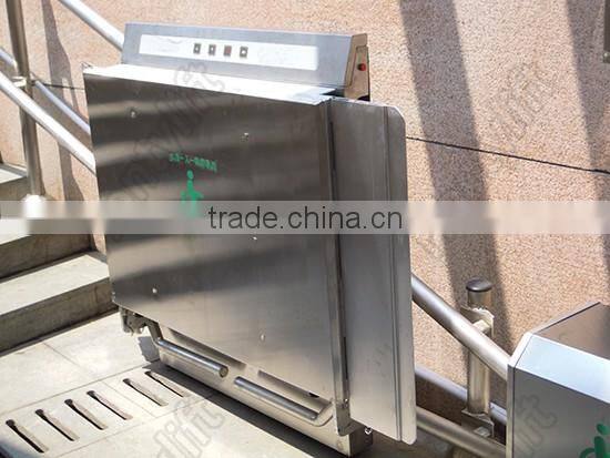 lifts for disabled/curverd wheelchair lift/disabled lift