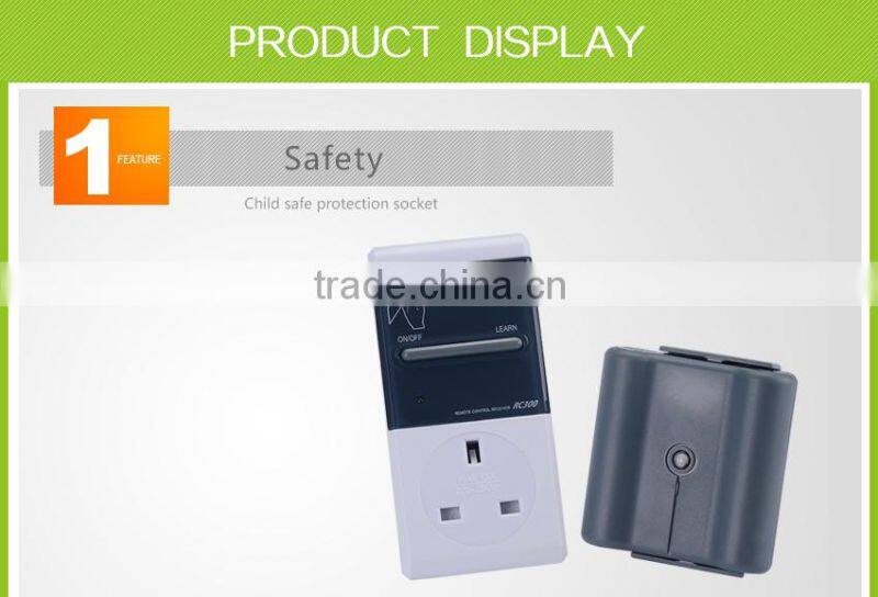 press button ir lamp wireless remote control switch plug