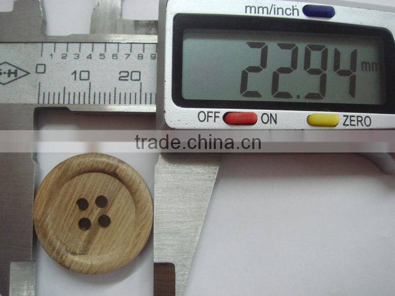 23mm big coat 4 oles wood button