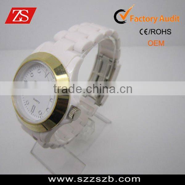 2012 blue and white hot sell Cheap Plastic Watches