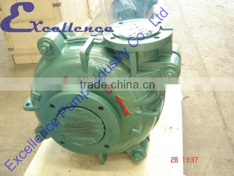 Rubber lined slurry pump