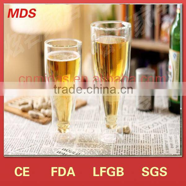 Hand-made pilsner brand beer glasses